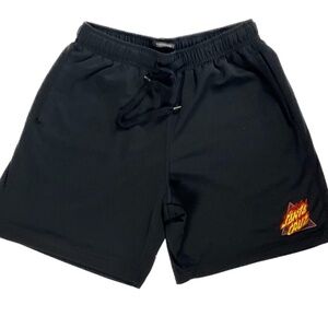 Men’s Santa Cruz Black Shorts with Side Pockets Size Small